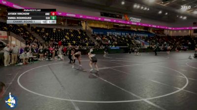120 lbs Champ. Round 1 - Emma Rodriguez, Clinton vs Ayden Virchow, Ankeny