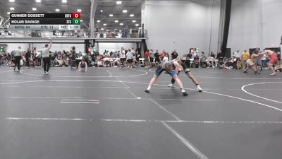 157 lbs Quarterfinals (8 Team) - Gunner Gossett, Team Shutt GT vs Nolan Savage, Steller Trained Seripas