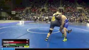 285 lbs Cons. Semi - Dalton Darby, Jamestown vs Gunner Cadreau, Fargo North