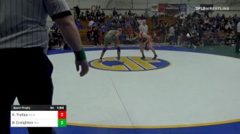 160 lbs Semifinal - Keanu Trelles, Buchanan vs Braumon Creighton, Palo Alto Hs