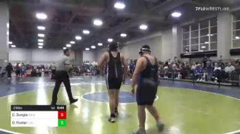 215 lbs Consi Of 32 #2 - Carlos Zungia, Douglas County vs Draven Foster, Lehi