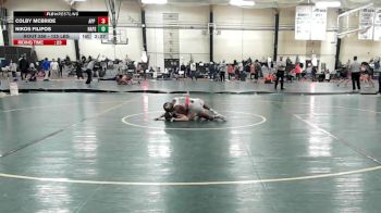 125 lbs Consi Of 8 #2 - Colby McBride, App State - UNATT vs NIKOS FILIPOS, NAPS