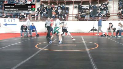 80_B lbs Consi Of 16 #2 - Jonah Leib, North Schuylkill vs Marco Franco, Berks Catholic