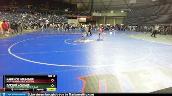 120 lbs Round 2 - Kamiah Gaerlan, Thunder Mountain Wrestling Club vs Kadence Neumeyer, Askeo International Mat Club