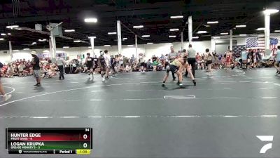 113 lbs Round 3 (4 Team) - Logan Krupka, Grease Monkey`s vs Hunter Edge, Frost Gang