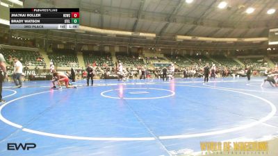 101 lbs 3rd Place - Jha?kai ROLLER, Higher Calling Wrestling Club vs Brady Watson, Steller Trained