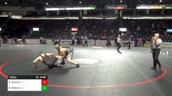 285 lbs 3rd Place - Ashton Brecht, Dallas vs Broderick Reese, Century