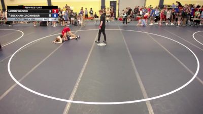 126 lbs Cons. Round 2 - Jaxon Wilson, IA vs Beckham Zachmeier, ND