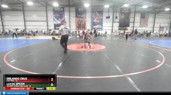 60 lbs Rd# 3 12:00pm Friday - Orlando Cruz, Cali Red vs Lucas Spicer, Ranger Wrestling Club