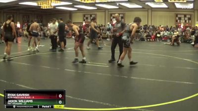 145 lbs Finals (8 Team) - RYAN GAVRISH, Elite Wrestling Black vs Jason Williams, Mat Assassins