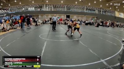 130 lbs Round 1 - Michael Campion, Buxton vs Kayden Harrington, Junior Terps Xpress