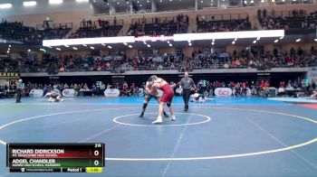 215 lbs Quarterfinal - Richard Didrickson, Mt. Edgecumbe High School vs Adgel Chandler, Homer High School Mariners