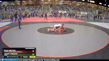 93 lbs Quarterfinal - Kale Melton, Illinois Valley Youth Wrestlin vs Henry Finegan, Viper