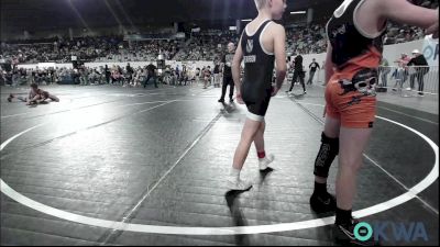 73 lbs Consi Of 16 #2 - River Pearson, Scrap Yard Training vs Demitri Strange, Woodland Wrestling Club