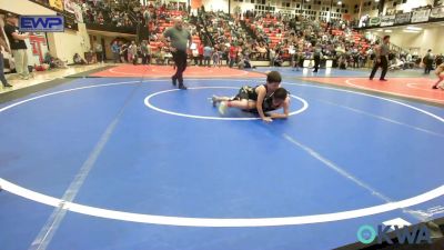 75 lbs Consi Of 4 - Greyson Burney, Henryetta Knights Wrestling Club vs Charles Young, Tahlequah Wrestling Club