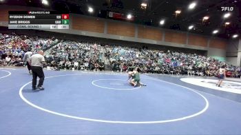 157 lbs Cons. Round 1 - Jake Briggs, Casa Grande vs Ryzdon Domen, Kamehameha