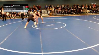 215 lbs Round 1 (16 Team) - Jayce Nelson, Columbus vs Thatcher Whiting, Kearney JV
