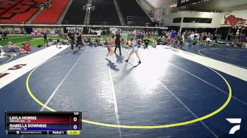 120 lbs Placement Matches (16 Team) - Layla Morris, Oregon Red vs Isabella Downing, Montana