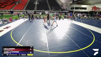 120 lbs Placement Matches (16 Team) - Layla Morris, Oregon Red vs Isabella Downing, Montana