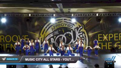 Music City All Stars - Youth Large Pom [2022 Youth - Pom] 2022 One Up Nashville Grand Nationals DI/DII