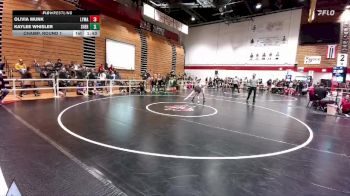 105 lbs Champ. Round 1 - Kaylee Whisler, Sheridan vs Olivia Munk, Lyman