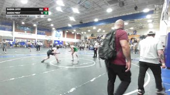 126 lbs Cons. Round 2 - Sasha Lvov, Calabasas vs Jason Frey, Thousand Oaks