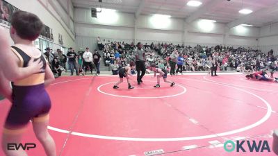 70-75 lbs Rr Rnd 1 - Rhett Howell, Checotah Matcats vs Gabe Chapa, Sallisaw Takedown Club