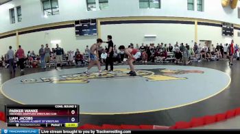 132 lbs Cons. Round 3 - Parker Wanke, Vincennes Grapplers Wrestling Club vs Liam Jacobs, Central Indiana Academy Of Wrestling