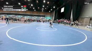 87-91 lbs Round 3 - Connor Minto, Grizzly Youth Wrestling vs James Masten, Spanish Springs Wrestling Club