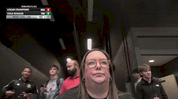 133 lbs Champ. Round 1 - Cole Schaub, York (Neb.) vs Logan Crawford, Northeast Oklahoma