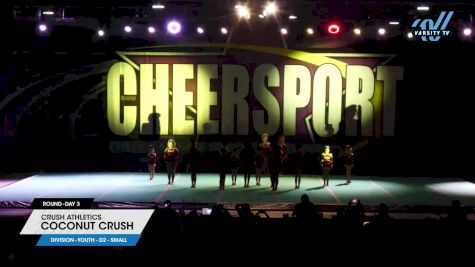 Crush Athletics - Coconut Crush [2025 L3 Youth - D2 - Small Day 3] 2025 CHEERSPORT National All Star Cheerleading Championship