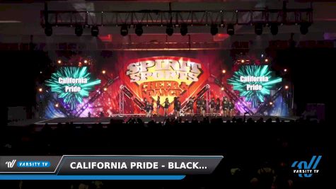 California Pride - Black Ice [2022 L1 Youth - Medium Day 3] 2022 Spirit Sports Palm Springs Grand Nationals