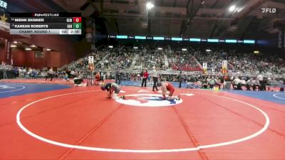 2A-138 lbs Champ. Round 1 - Kanean Roberts, Saratoga vs Mienn Skinner, Kemmerer