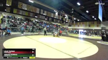150 lbs Champ. Round 1 - Jojo Tufino, Atascadero vs Sergio Porras, Granite Hills