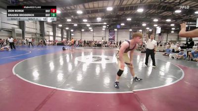 132 lbs Round Of 32 - Zion Borge, Team Shutt vs Braden Broderick, Team Shutt Godzilla