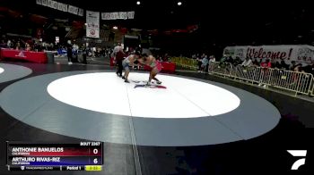 97 lbs 1st Place Match - Anthonie Banuelos, California vs Arthuro Rivas-riz, California