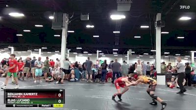 88 lbs Round 3 (4 Team) - Elias Luciano, Moser`s Mat Monster vs Benjamin Kamertz, Red Devil WC