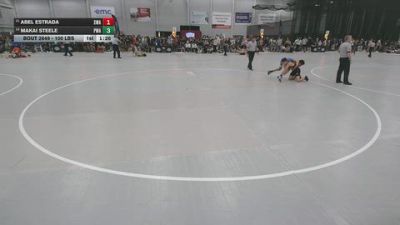 100 lbs Champ. Rd Of 32 - Abel Estrada, Sebolt Wrestling Academy vs Makai Steele, Psf Wrestling Academy