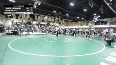 94 lbs Round 3 - Jaylah Ortega, Bay Area Dragons vs Frankie Hernandez, Total Kaos Wrestling Club