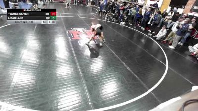 120 lbs Champ. Round 2 - Aidan Lake, Flathead vs James Oliver, Medical Lake