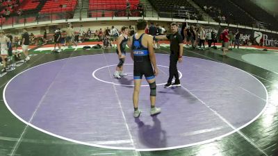 157 lbs Cons. Quarters - Michael Rummel, Montana vs Gabriel Martin