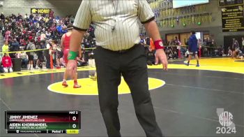 122 lbs Champ. Round 2 - Jimmy Jimenez, Carmichael Grappling Club vs Aiden Khorramdel, Red Star Wrestling Academy
