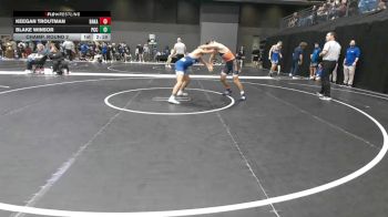 165 lbs Champ. Round 2 - Blake Winsor, Pratt Community College vs Keegan Troutman, Baker (Kan.)