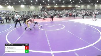 95 lbs Round Of 16 - Timothy Andrade, Bulldog Wrestling Club vs Maximus McGath, Argonaut Jr Mustangs