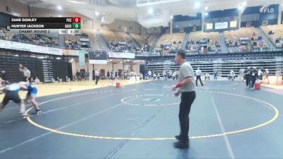 125 lbs Champ. Round 2 - Hunter Jackson, Carl Albert State vs Zane Donley, Pratt CC