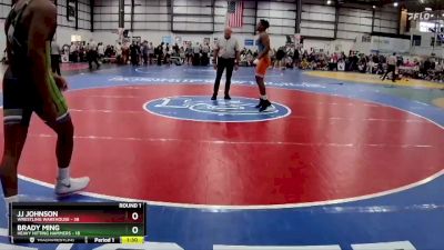 175 lbs Round 1 (4 Team) - Jeremiah Lambert, WRESTLING WAREHOUSE vs Masiah Moton, HEAVY HITTING HAMMERS