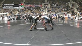 6A 215 lbs Champ. Round 2 - Tyson Herndon, Northridge High School vs Jourdan Godwin, Mcadory