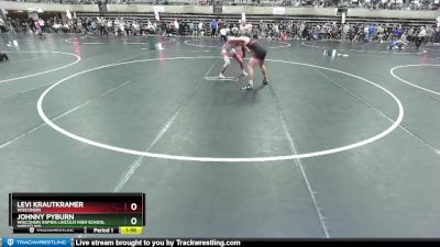 140 lbs Cons. Round 1 - Johnny Pyburn, Wisconsin Rapids Lincoln High School Wrestling vs Levi Krautkramer, Wisconsin