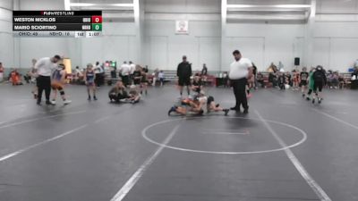 60 lbs Round 4 (8 Team) - Mario Sciortino, Neighborhood Wrestling vs Weston Nicklos, Team Ohio