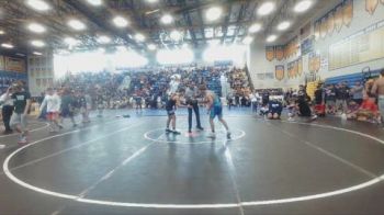 132 lbs Quarterfinal - Dominic Rodriguez, Kongkrete Wrestling Academy vs Bryce Stone, Lake Highland Prep